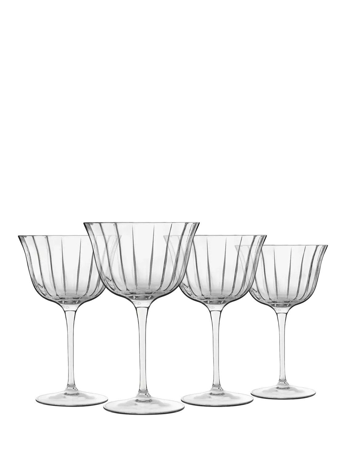 Luigi Bormioli Retro Fizz Coupe Glass 4pc 260ml (British brand)