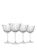Luigi Bormioli Retro Fizz Coupe Glass 4pc 260ml (British brand)