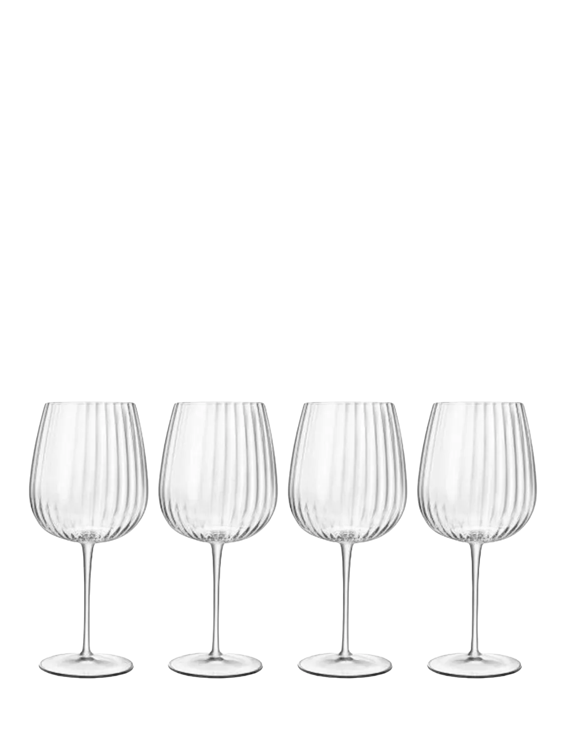 Luigi Bormioli gin cocktail balloon glasses set of 4 750ml, UK version