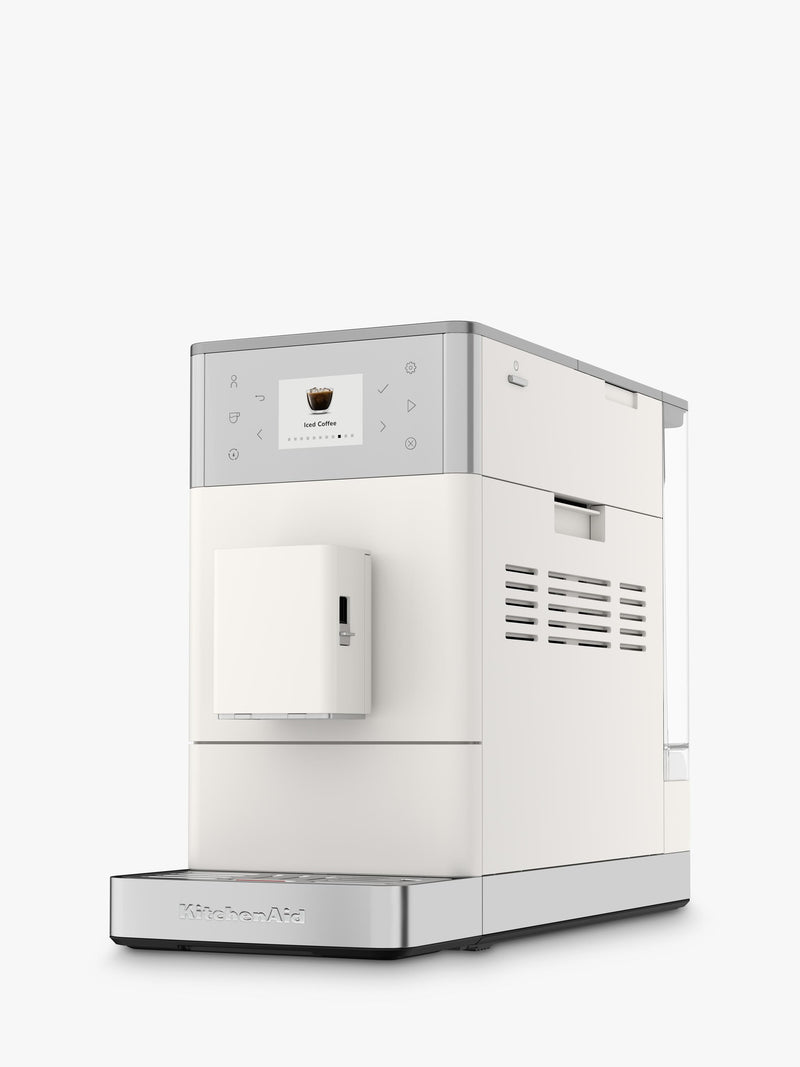 KitchenAid cold espresso bean to cup coffee machine porcelain white (British brand)