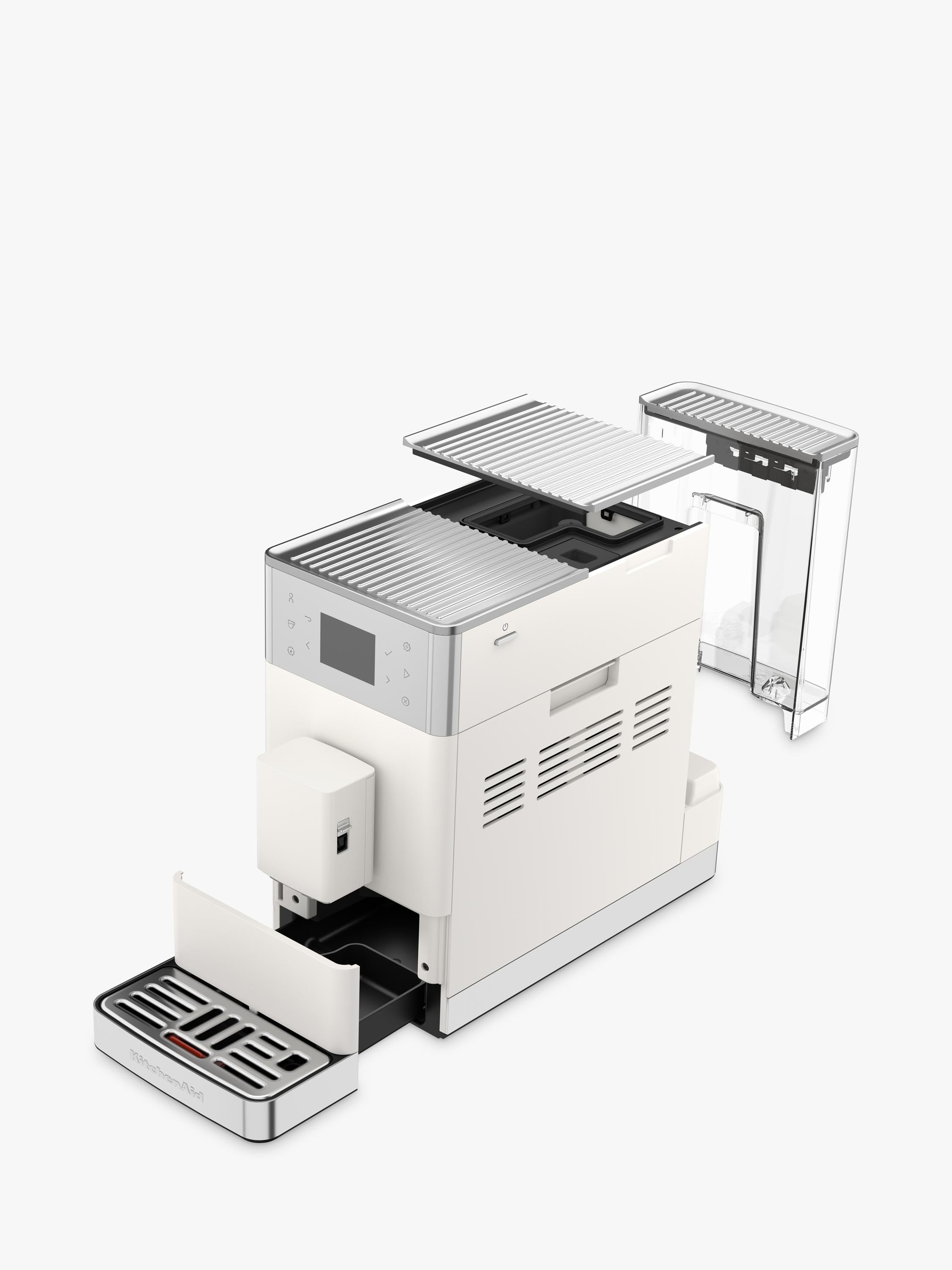 KitchenAid cold espresso bean to cup coffee machine porcelain white (British brand)
