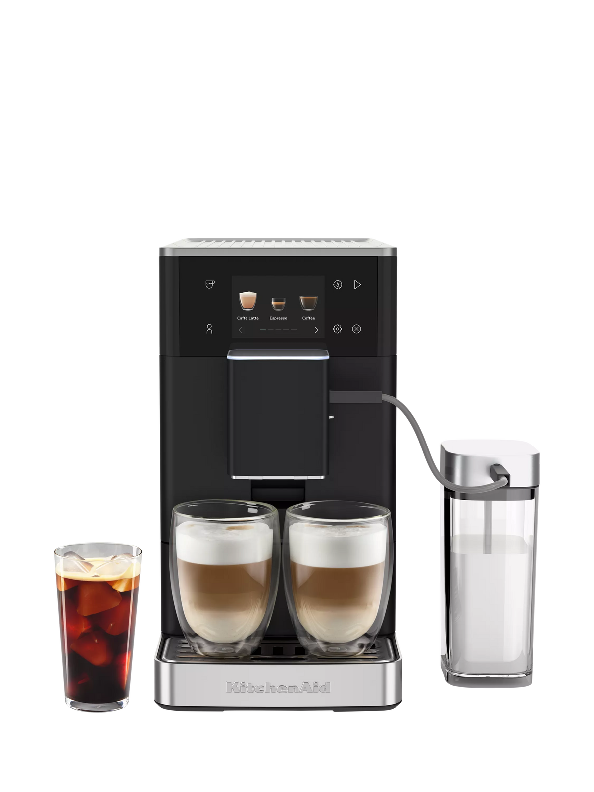 KitchenAid Cold Espresso coffee machine matte black (British brand)