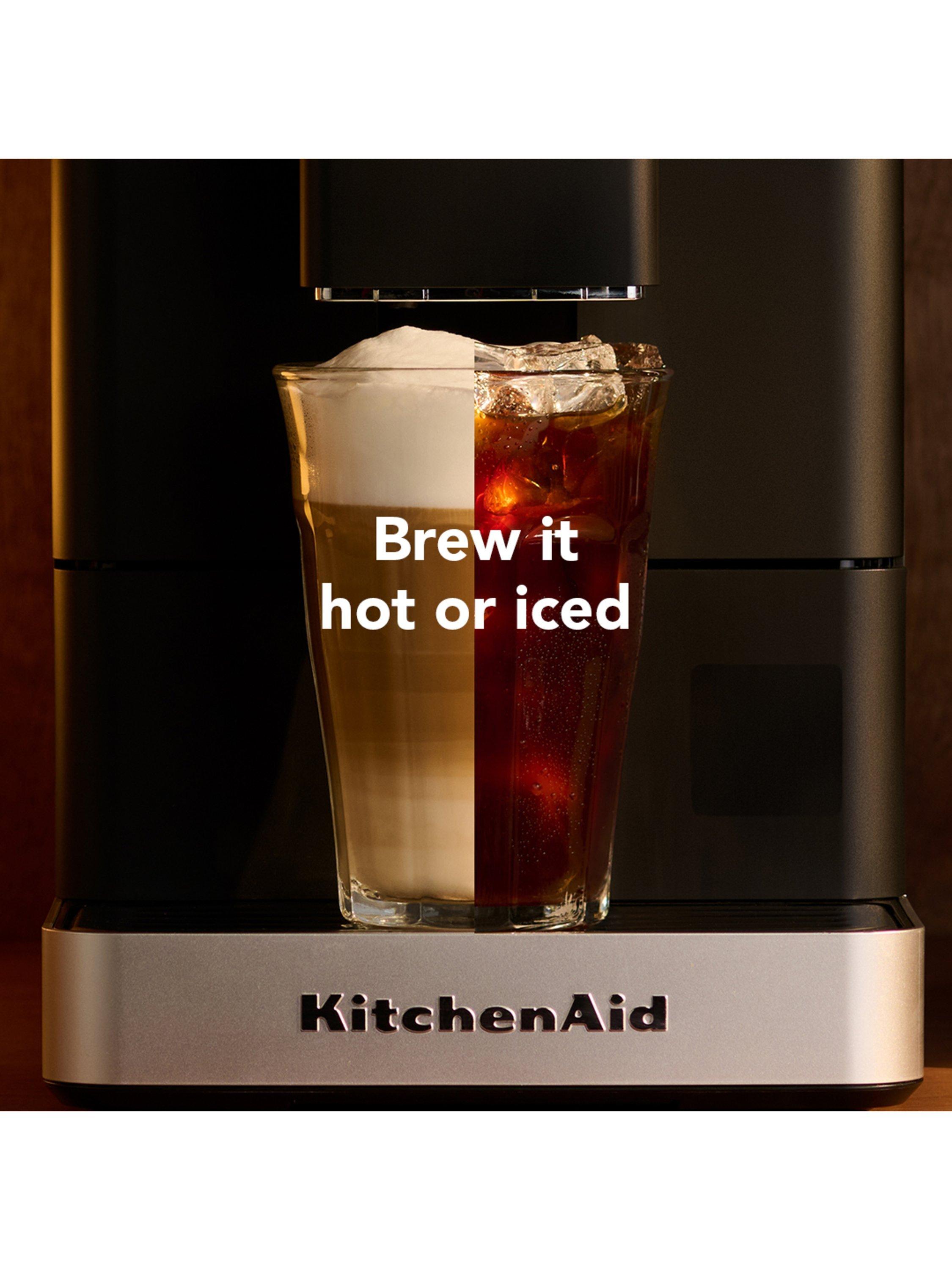 KitchenAid Cold Espresso coffee machine matte black (British brand)
