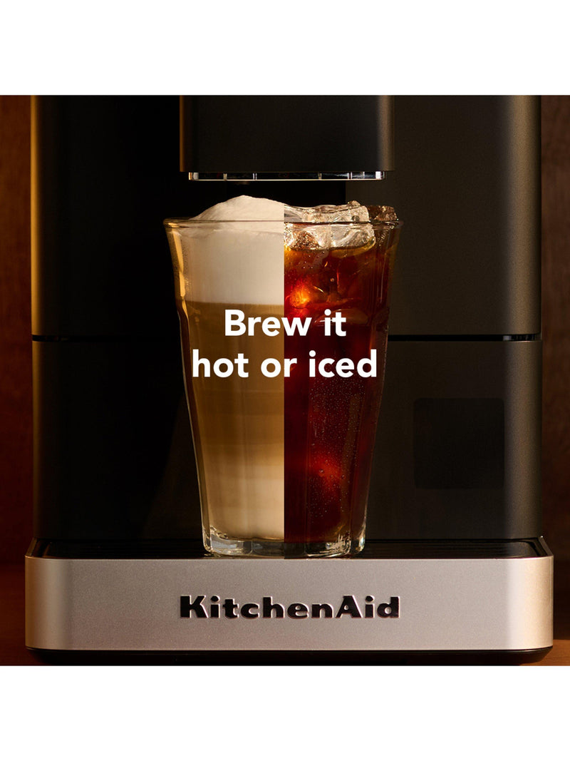 KitchenAid Cold Espresso coffee machine matte black (British brand)