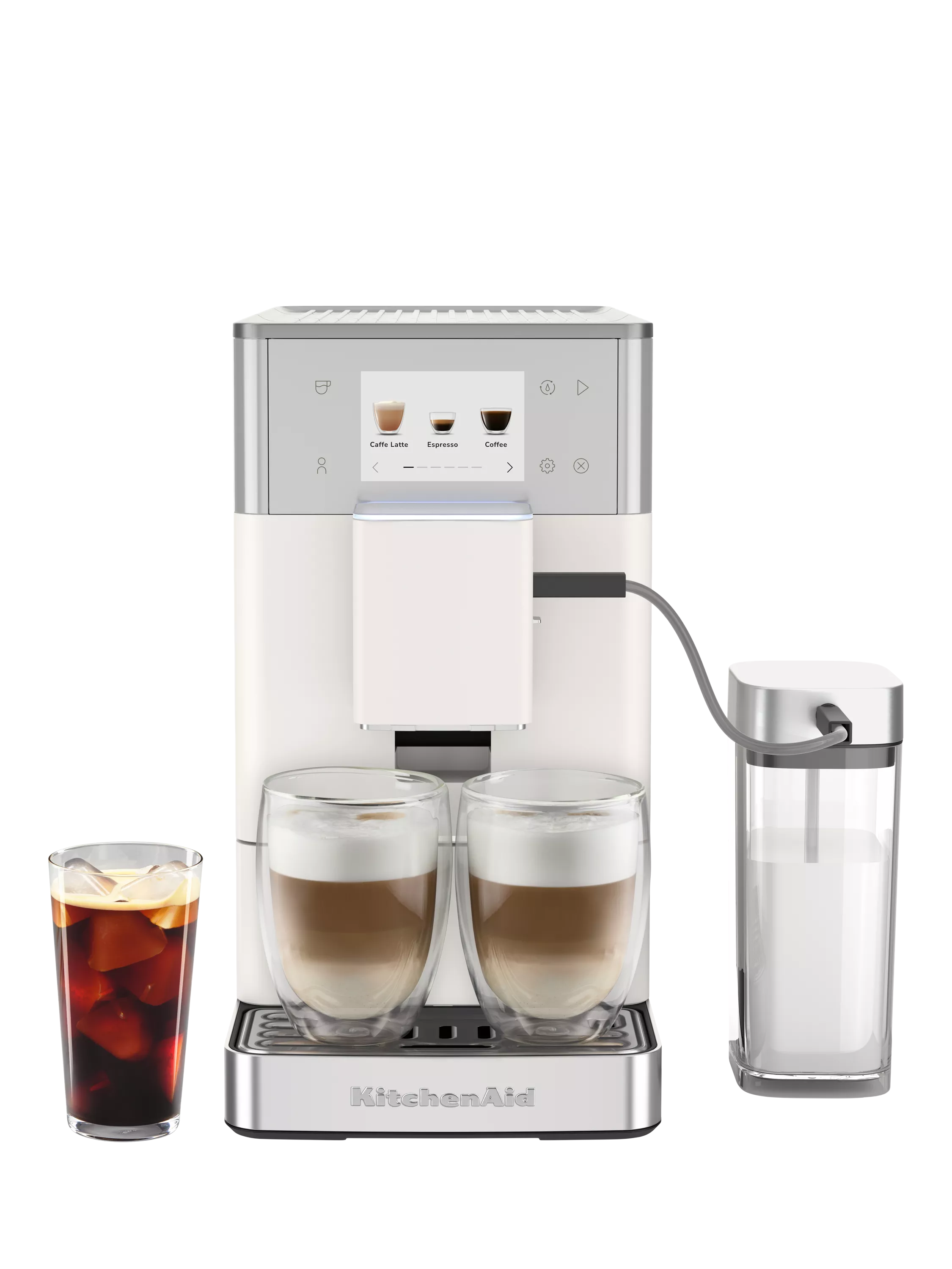 KitchenAid cold espresso coffee machine Porcelain White, imported from the UK