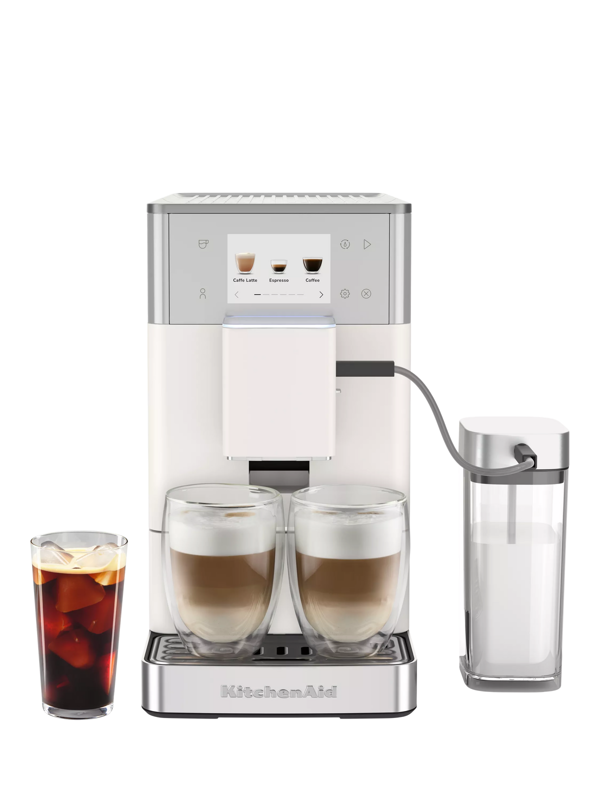 KitchenAid cold espresso coffee machine Porcelain White, imported from the UK