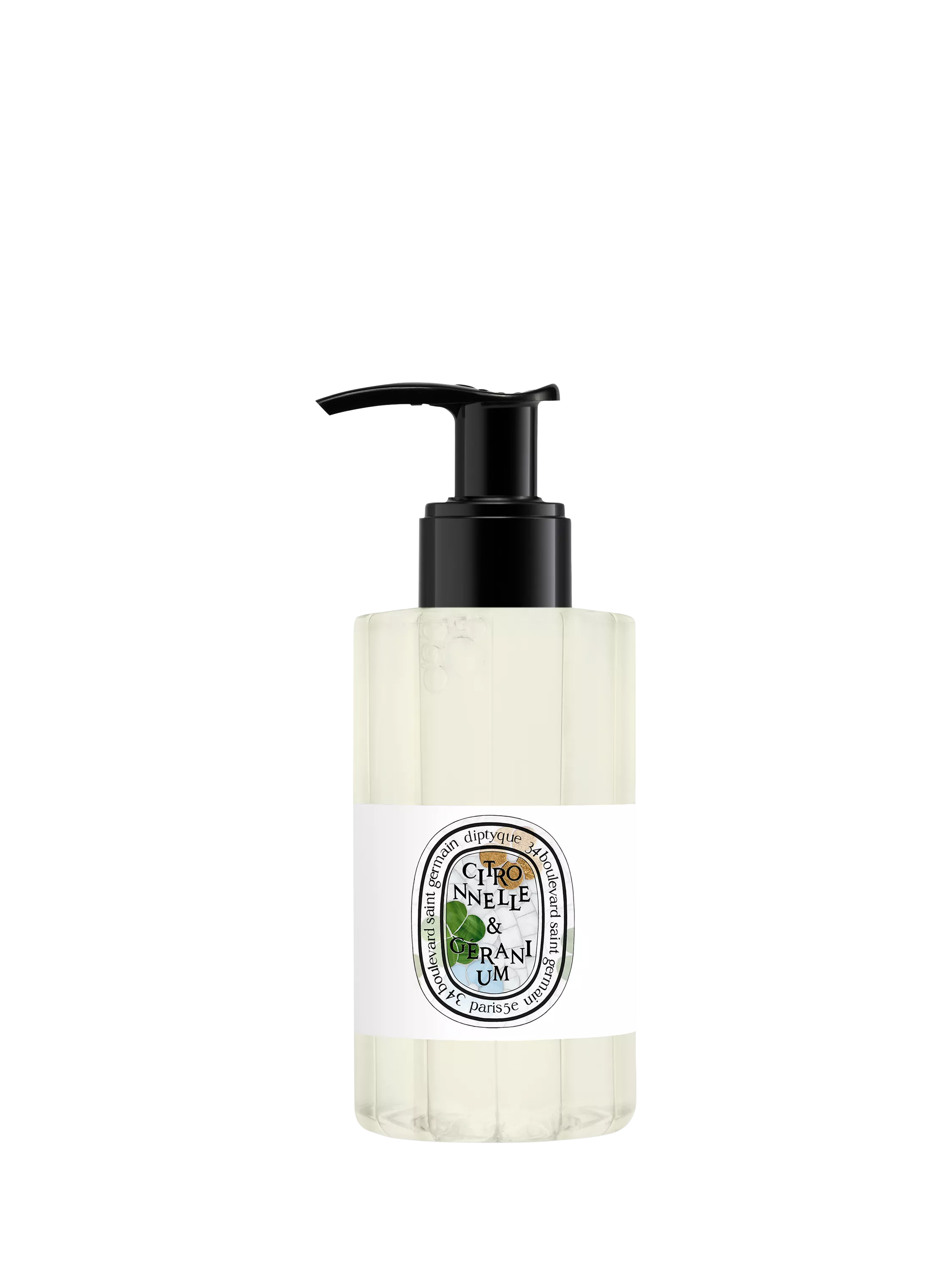 Diptyque limited edition Citronnelle & Géranium shower gel 200ml, UK version