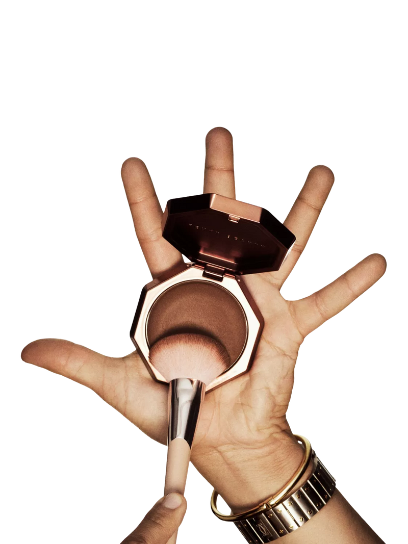 Fenty Beauty Sun Stalk'r Soufflé bronzer brush, imported from the UK