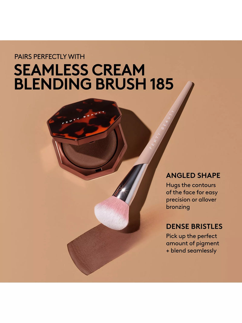 Fenty Beauty Sun Stalk'r Soufflé bronzer brush, imported from the UK