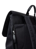 Sandqvist Leather Lid backpack 25L black, UK version