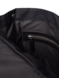 Sandqvist Leather Lid backpack 25L black, UK version