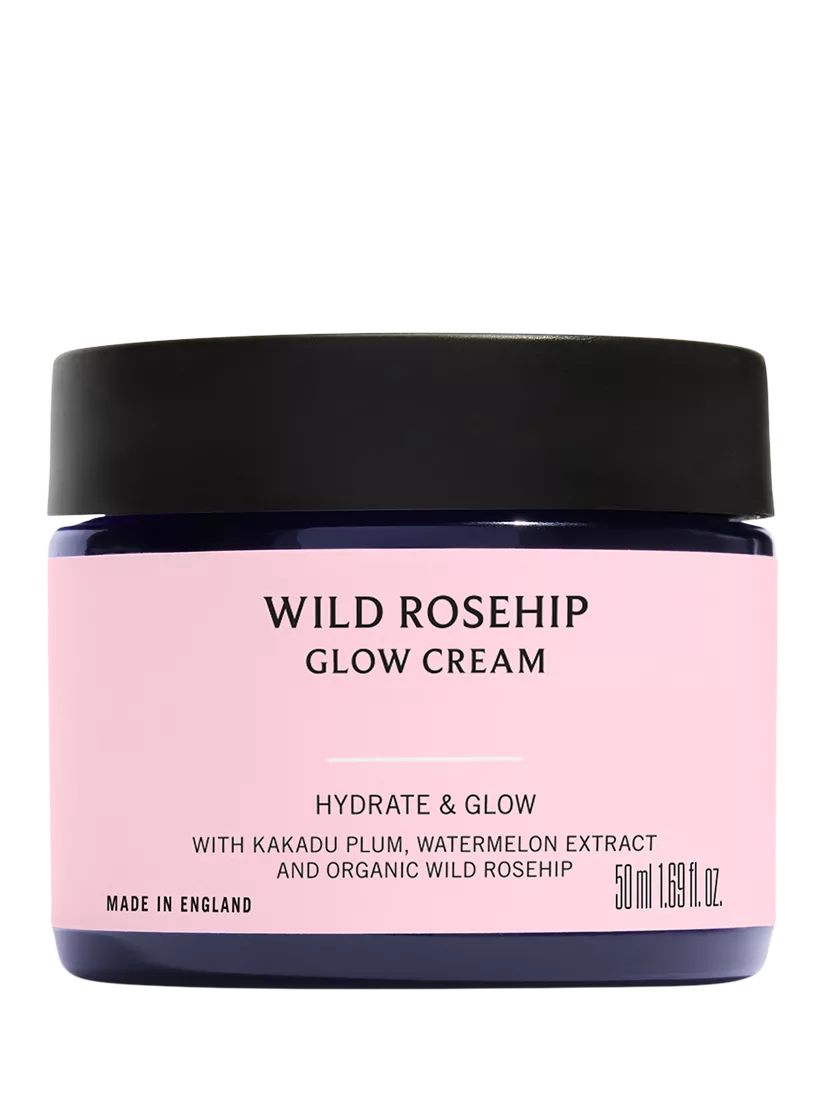 Neal's Yard Remedies Wild Rosehip Glow moisturiser 50ml, imported from the UK