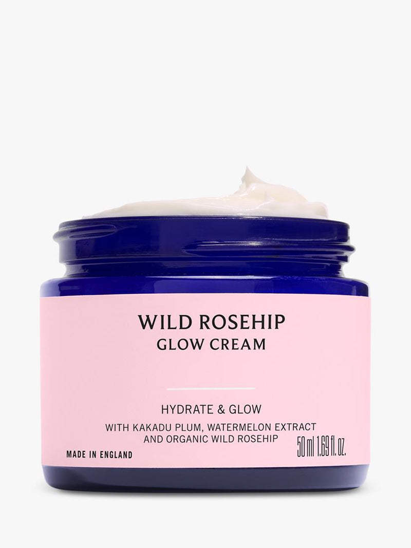 Neal's Yard Remedies Wild Rosehip Glow moisturiser 50ml, imported from the UK