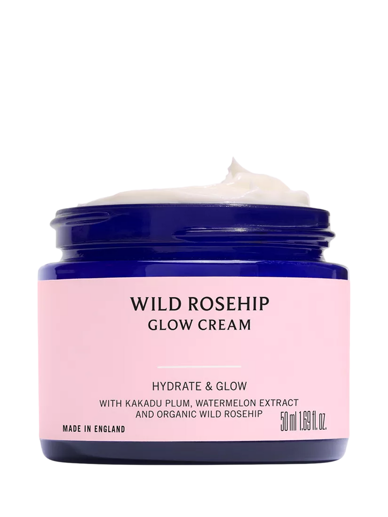Neal's Yard Remedies Wild Rosehip Glow moisturiser 50ml, imported from the UK