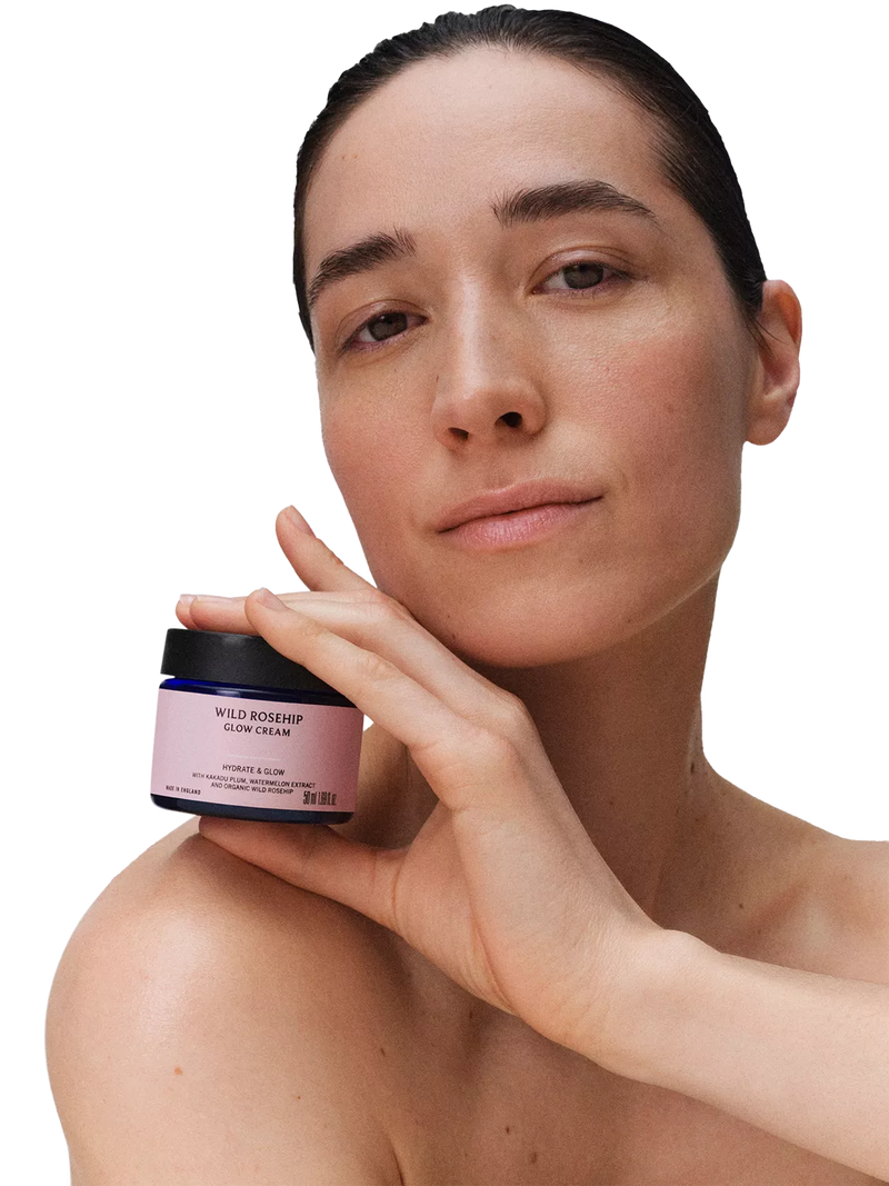Neal's Yard Remedies Wild Rosehip Glow moisturiser 50ml, imported from the UK