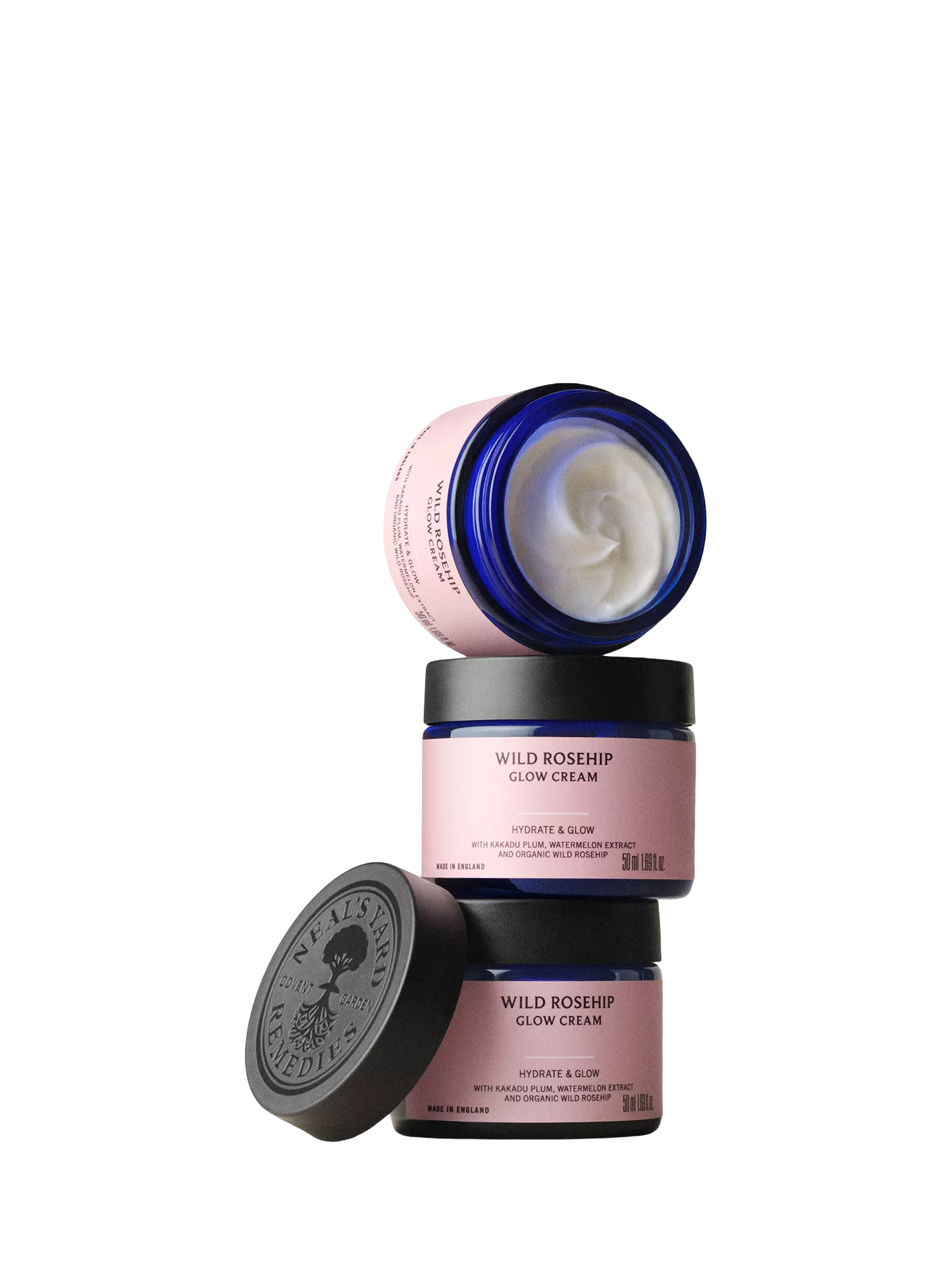 Neal's Yard Remedies Wild Rosehip Glow moisturiser 50ml, imported from the UK
