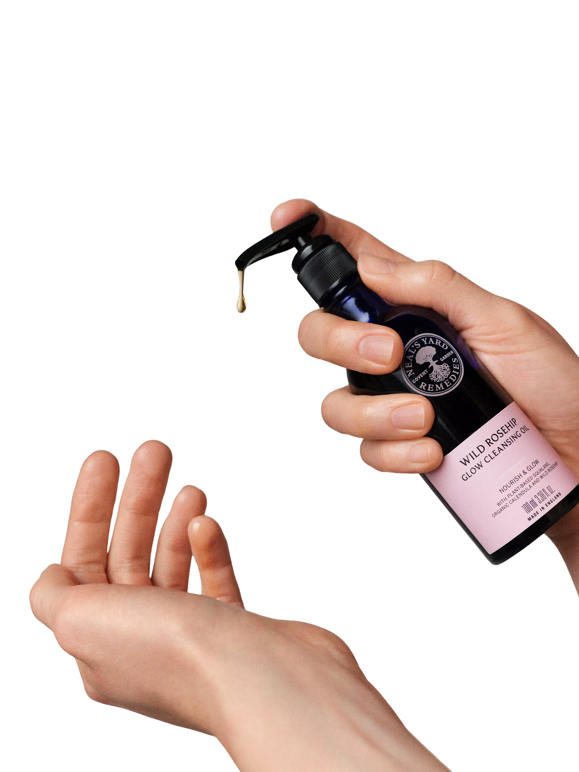 Neal's Yard Wild Rosehip Cleansing Oil 100ml, imported from the UK