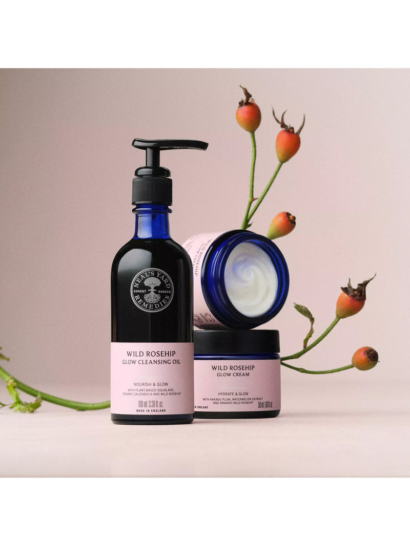 Neal's Yard Wild Rosehip Cleansing Oil 100ml, imported from the UK