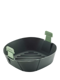 Lékué air fryer basket large square grey - British product