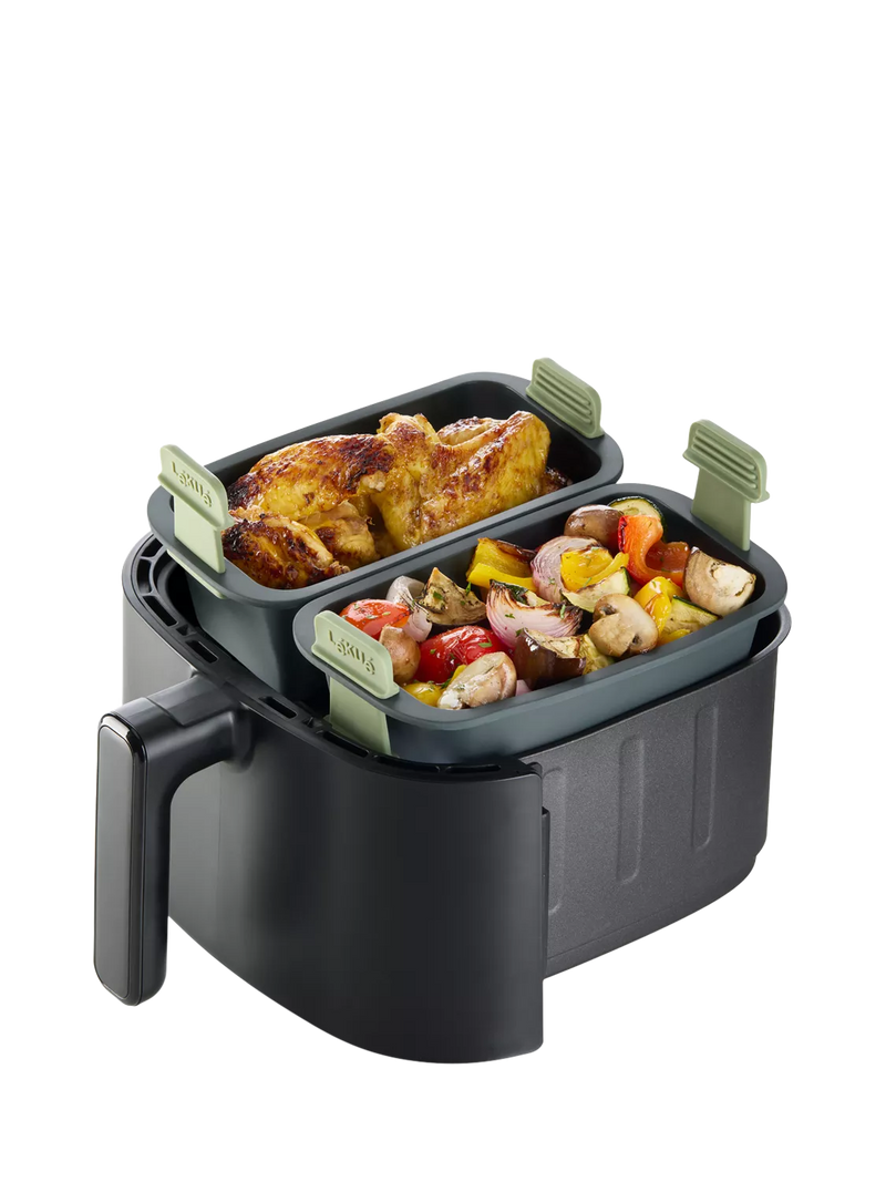 Lékué rectangular air fryer basket grey, UK version