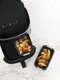Lékué rectangular air fryer basket grey, UK version