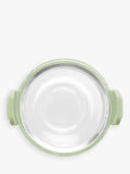 Lékué air fryer glass mini cups set of 4 clear/green (British brand)