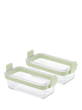 Lékué air fryer glass dish set clear green, imported from the UK