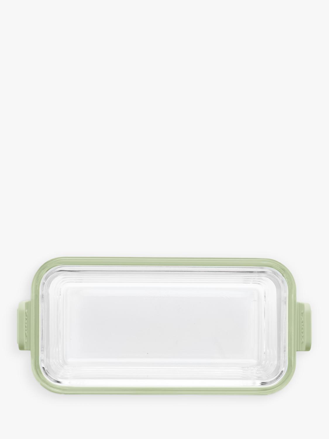 Lékué air fryer glass dish set clear green, imported from the UK