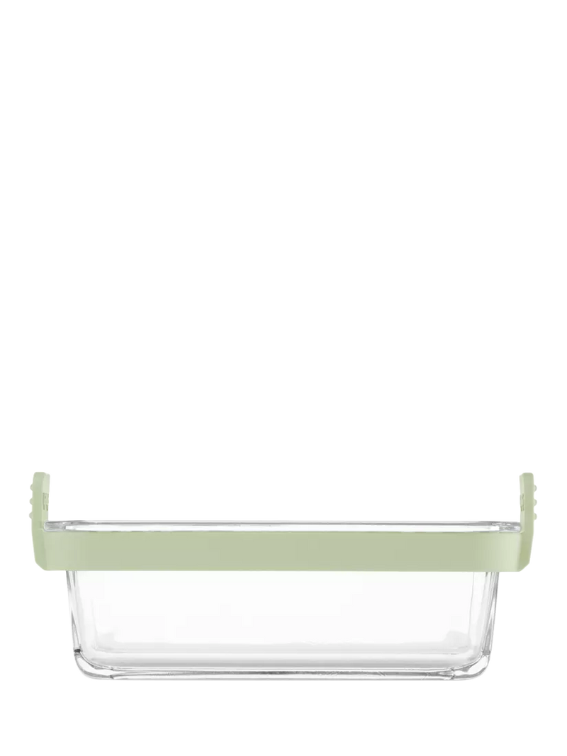 Lékué air fryer glass dish set clear green, imported from the UK