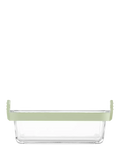 Lékué air fryer glass dish set clear green, imported from the UK