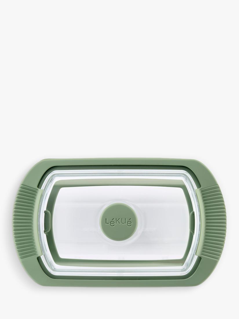 Lékué glass steam cooker with tray and recipe book (British brand)