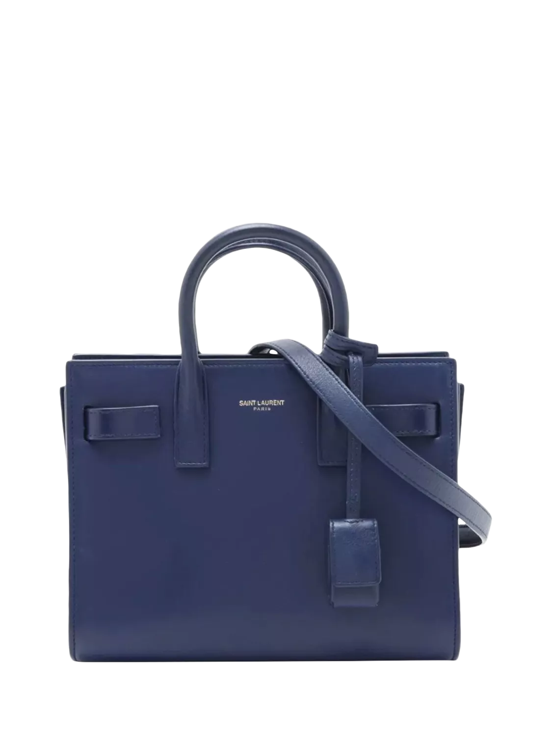 SAINT LAURENT Sac De Jour blue bag, imported from the UK