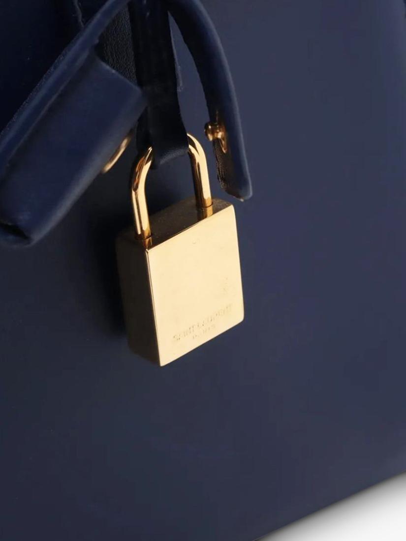 SAINT LAURENT Sac De Jour blue bag, imported from the UK