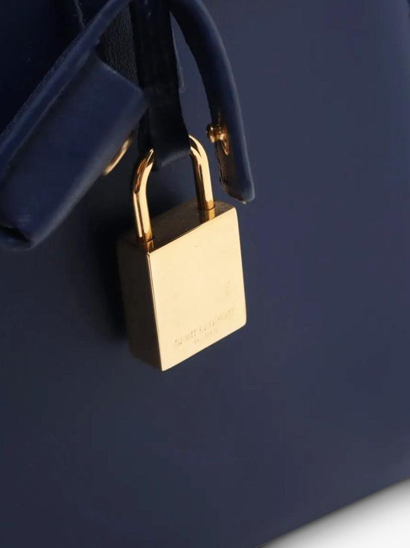SAINT LAURENT Sac De Jour blue bag, imported from the UK