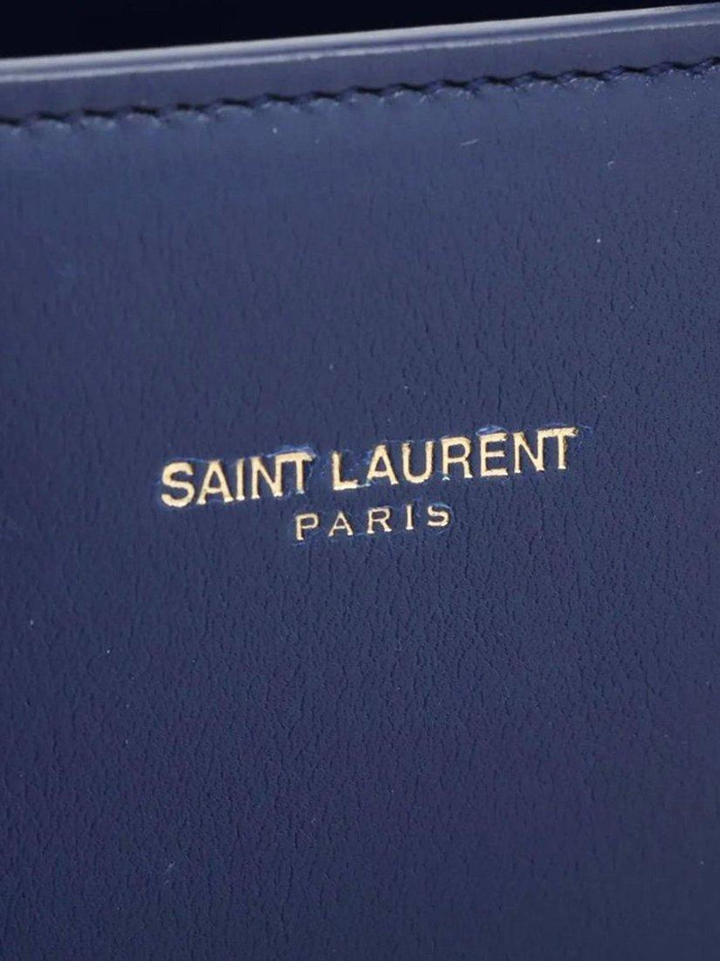 SAINT LAURENT Sac De Jour blue bag, imported from the UK
