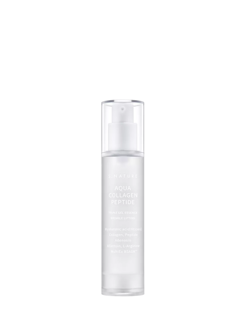 S.NATURE Aqua Collagen Peptide Triple Gel Essence 50ml, imported from the UK