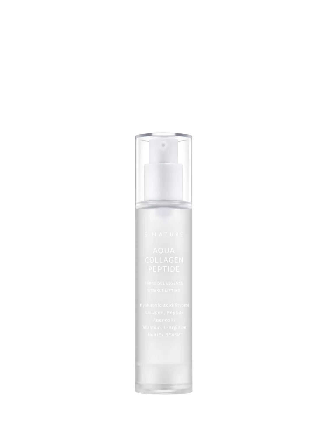 S.NATURE Aqua Collagen Peptide Triple Gel Essence 50ml, imported from the UK