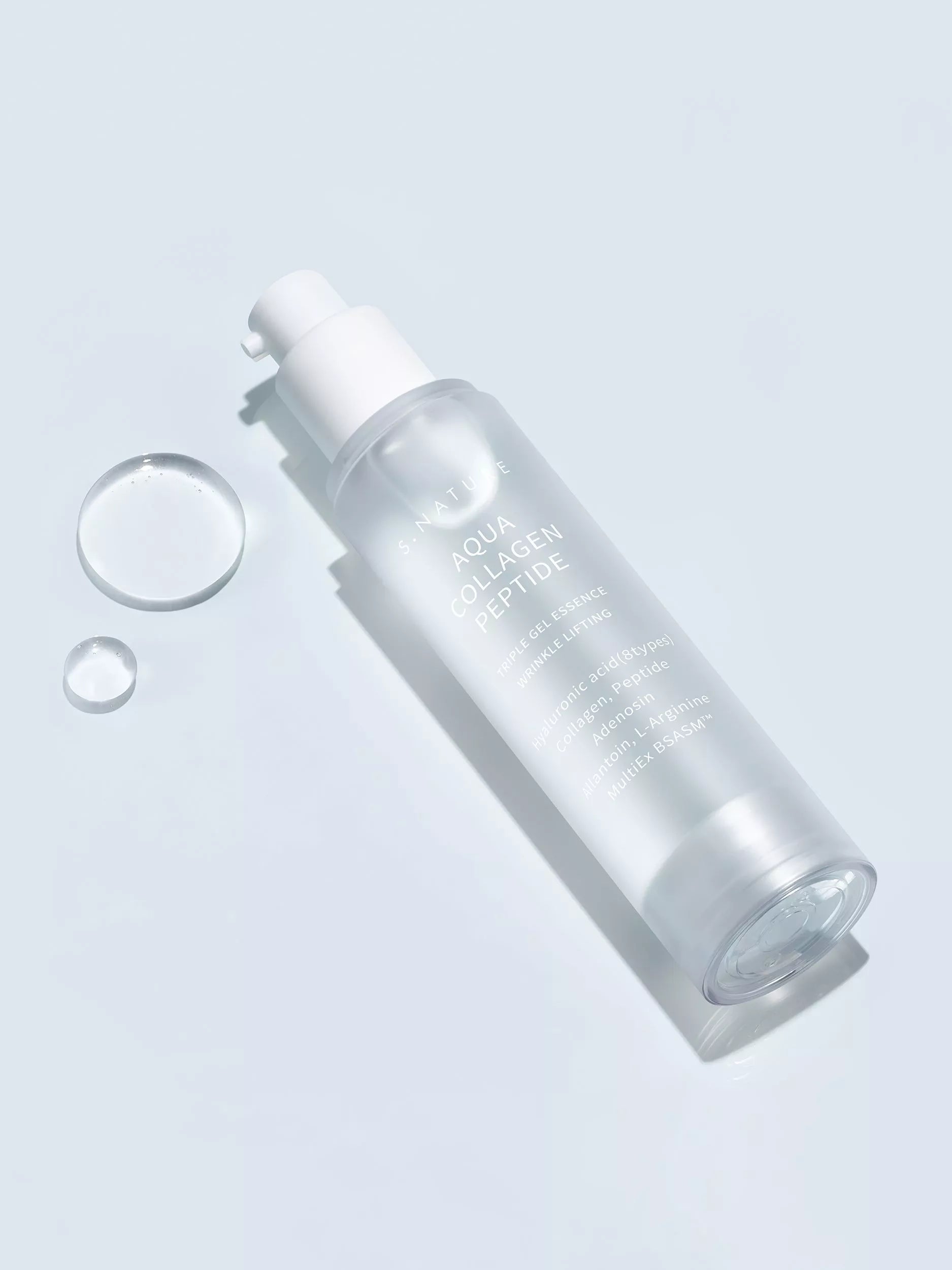 S.NATURE Aqua Collagen Peptide Triple Gel Essence 50ml, imported from the UK