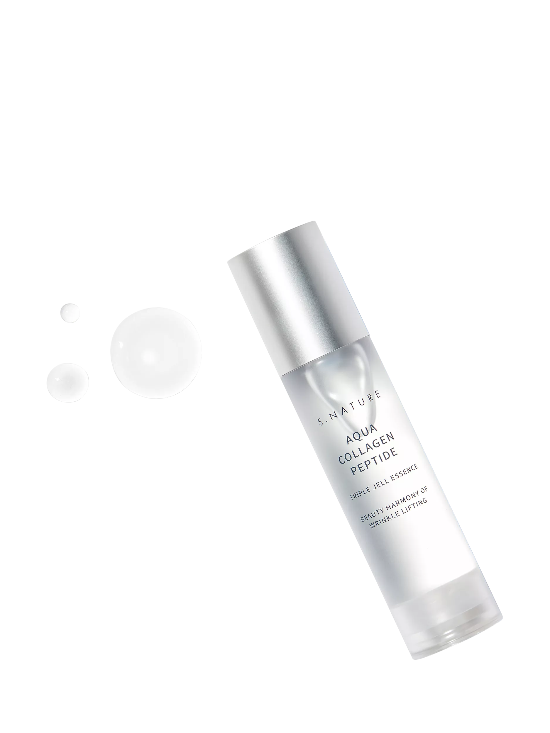 S.NATURE Aqua Collagen Peptide Triple Gel Essence 50ml, imported from the UK