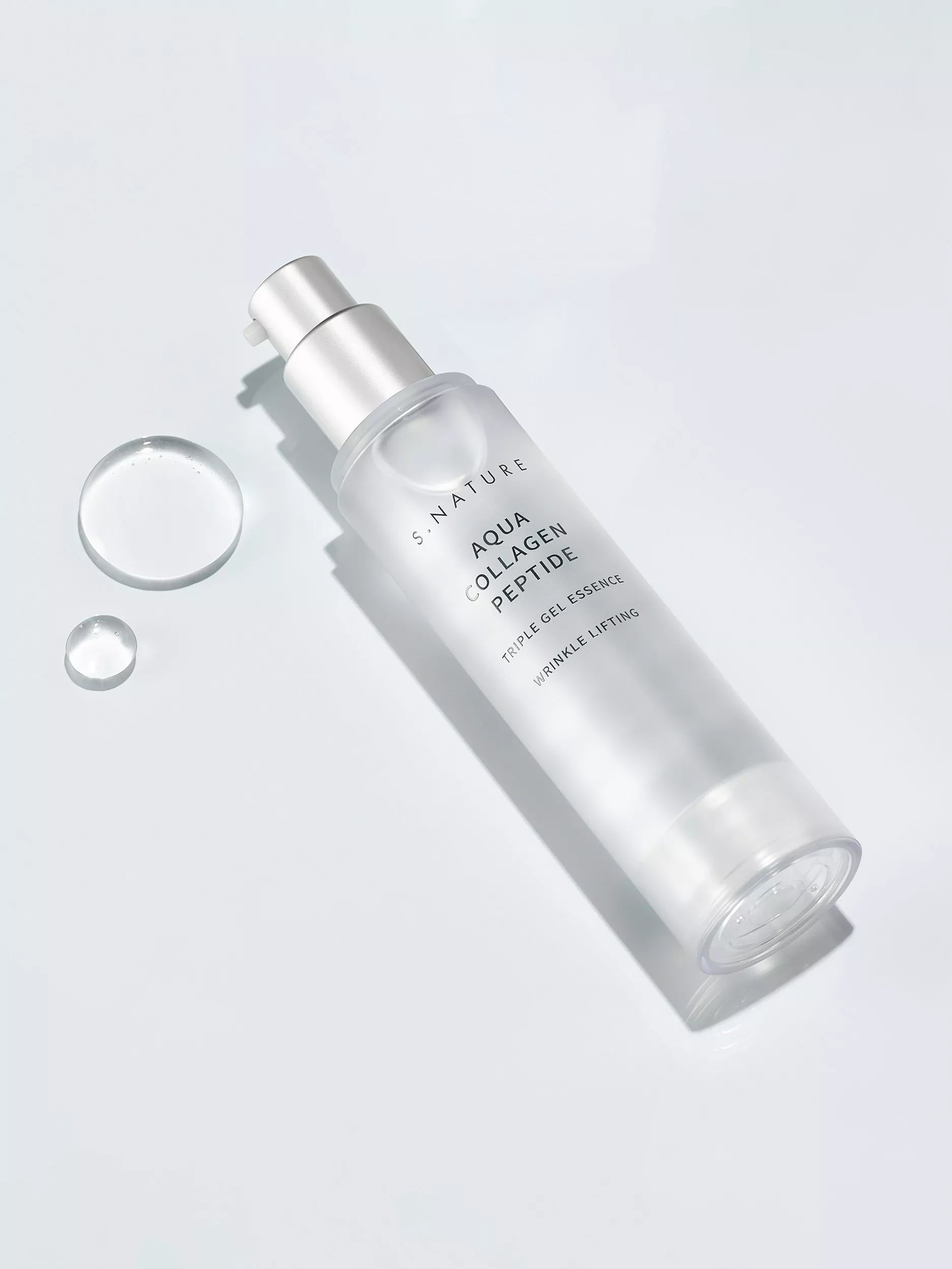 S.NATURE Aqua Collagen Peptide Triple Gel Essence 50ml, imported from the UK
