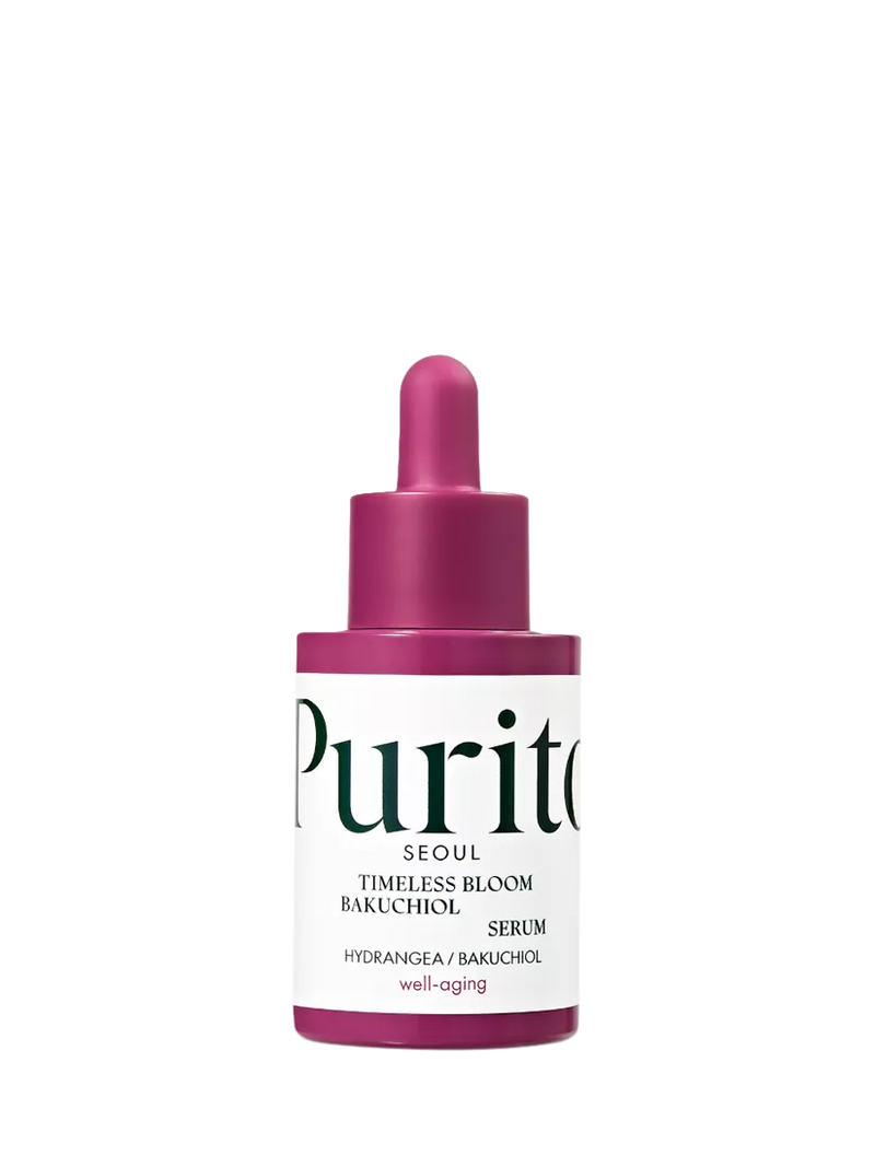 Purito Bakuchiol Timeless Bloom Serum 30ml, imported from the UK