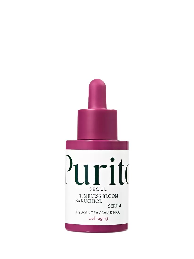 Purito Bakuchiol Timeless Bloom Serum 30ml, imported from the UK