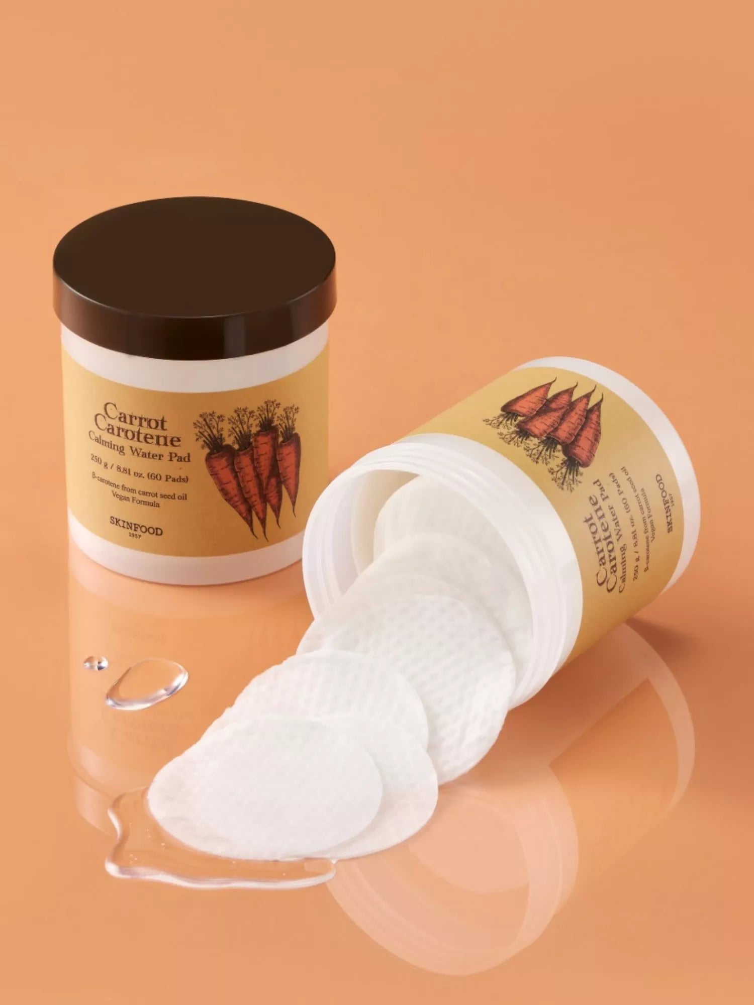 Skinfood Carrot Carotene pads 60, imported from the UK