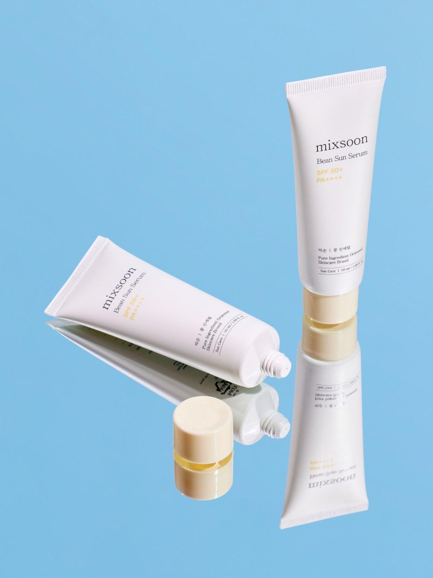 mixsoon Bean Sun Serum SPF 50+ 50ml sunscreen, UK version