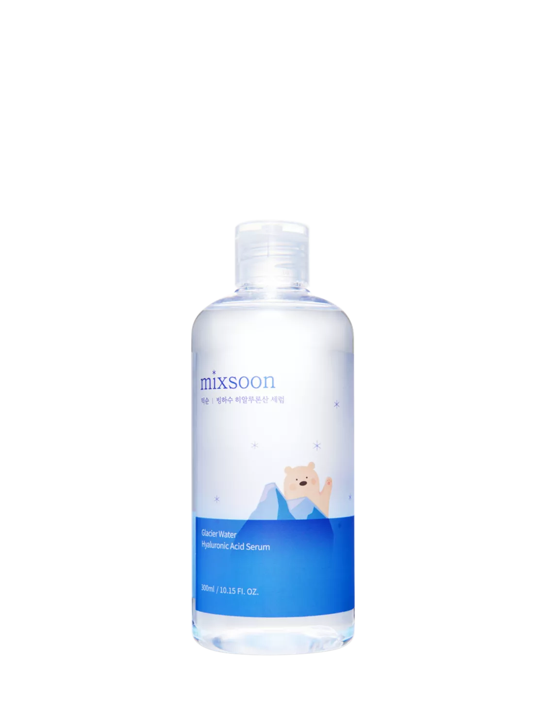 mixsoon glacier water hyaluronic serum 300ml, imported from the UK