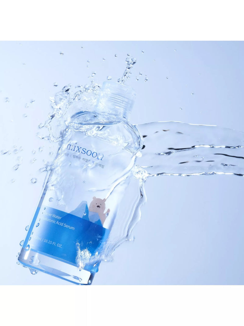 mixsoon glacier water hyaluronic serum 300ml, imported from the UK