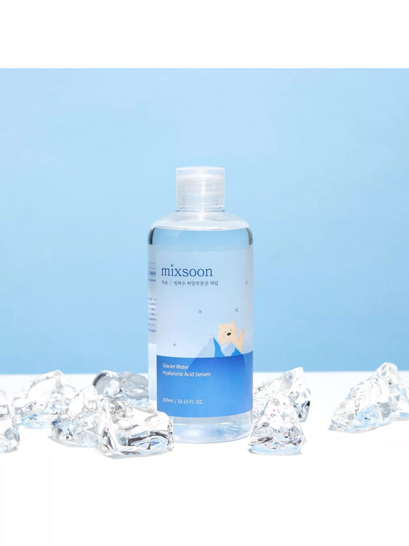 mixsoon glacier water hyaluronic serum 300ml, imported from the UK