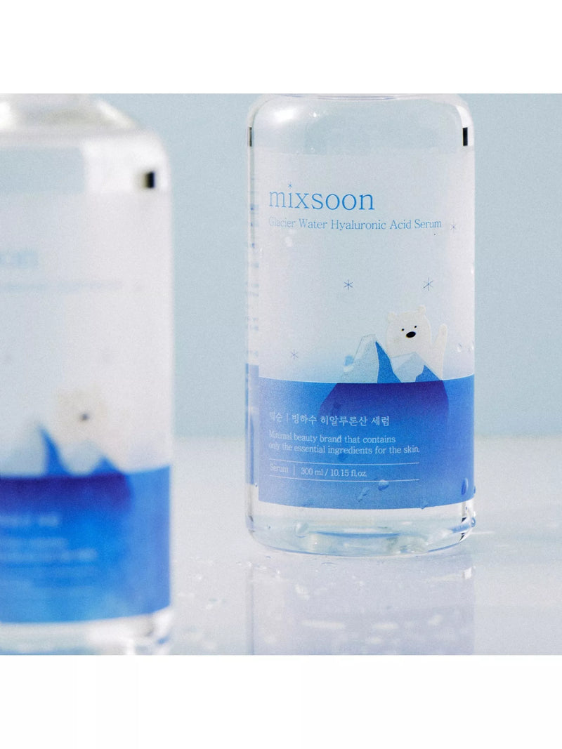 mixsoon glacier water hyaluronic serum 300ml, imported from the UK