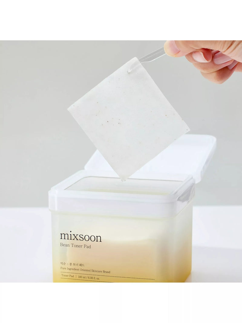 mixsoon bean toner pads 70 count 180ml (British brand)