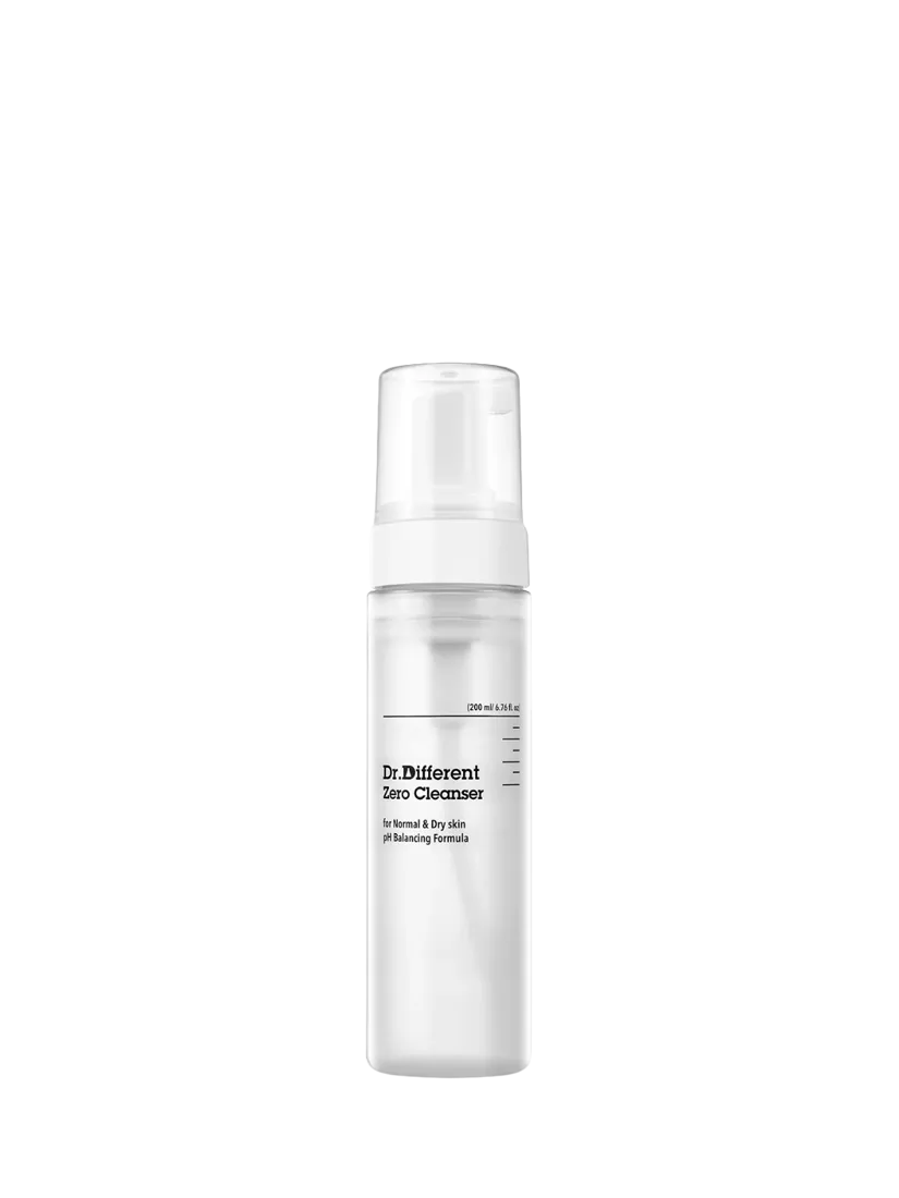 Dr.Different Zero Cleanser for dry skin 200ml (British brand)